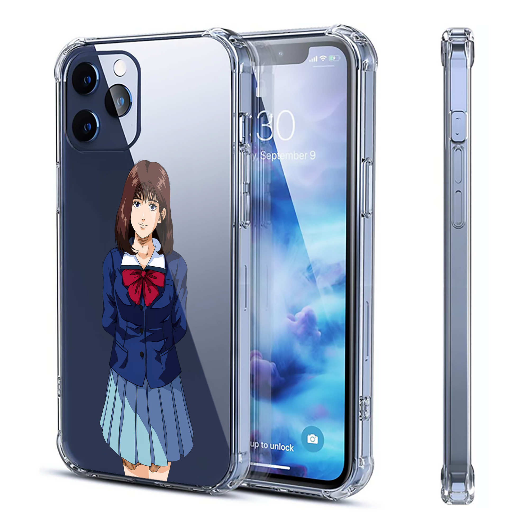 （画像用） SLAM DUNK／スラムダンク 【iPhone 12シリーズ対応】透明スマホケース（クリアソフトケース）